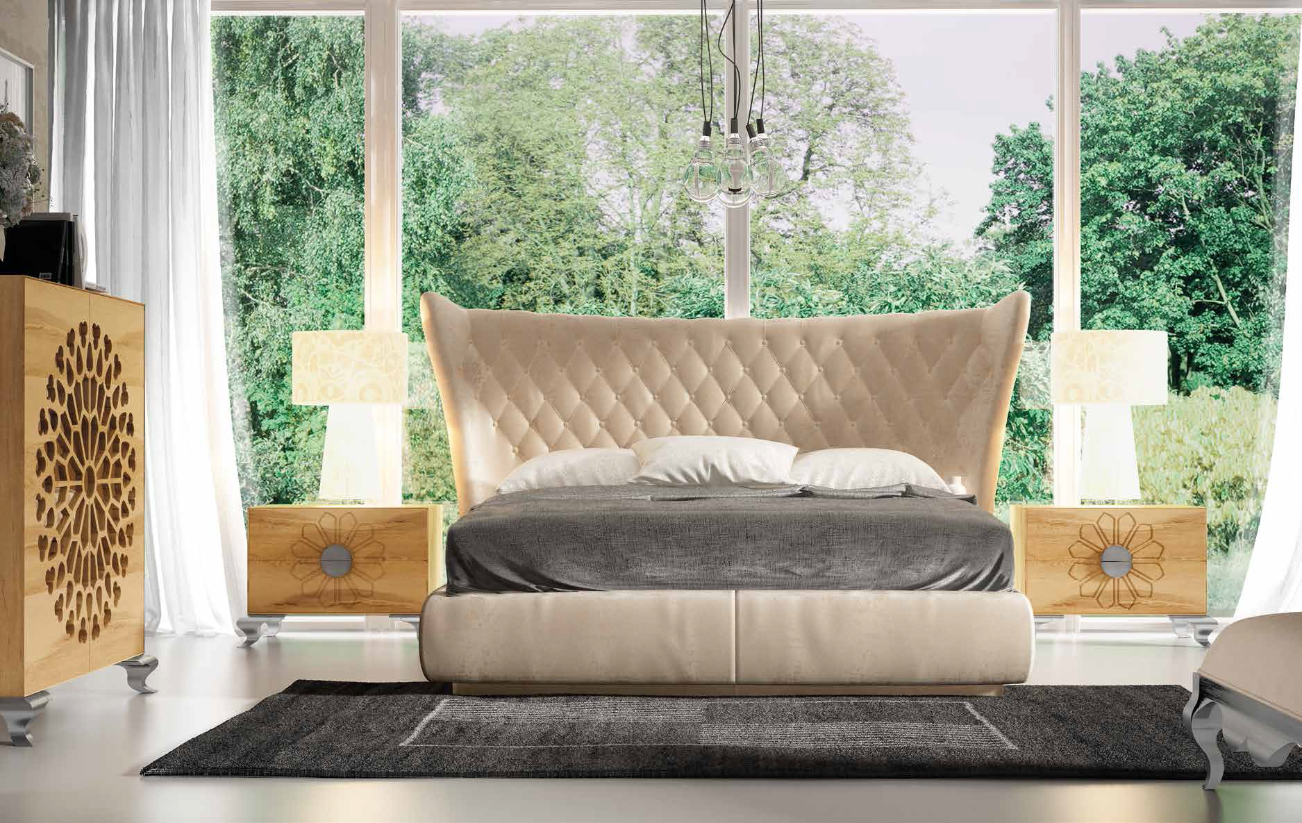 Brands Franco Furniture New BELLA Vanity Chest DOR 54