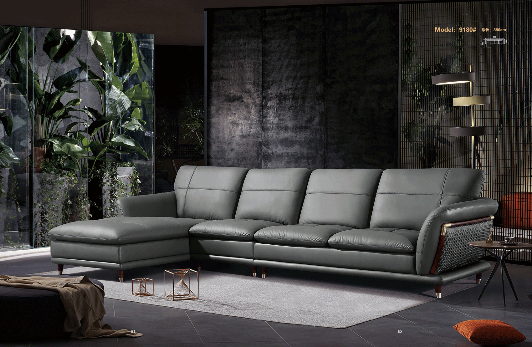Living Room Furniture Sofas Loveseats and Chairs 9180 Sectional Left