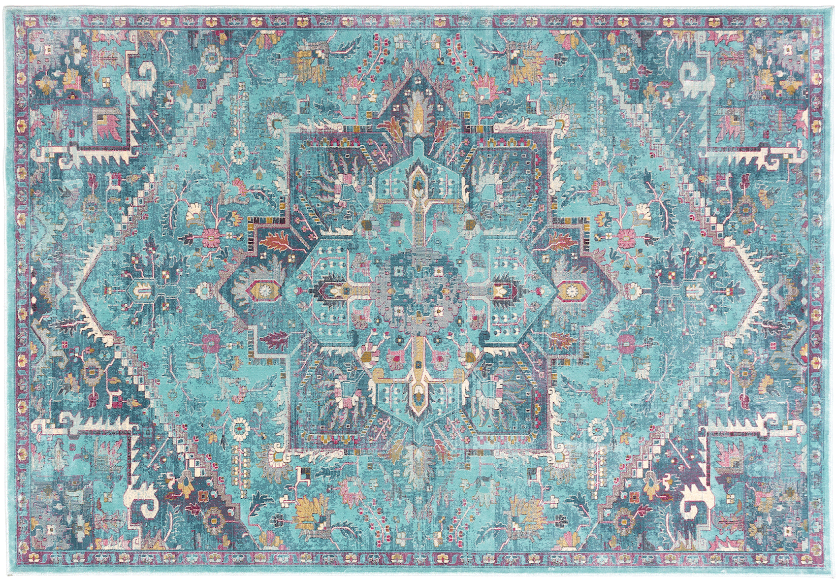 Brands CutCut Leather Collection Azteca Vintage Rug