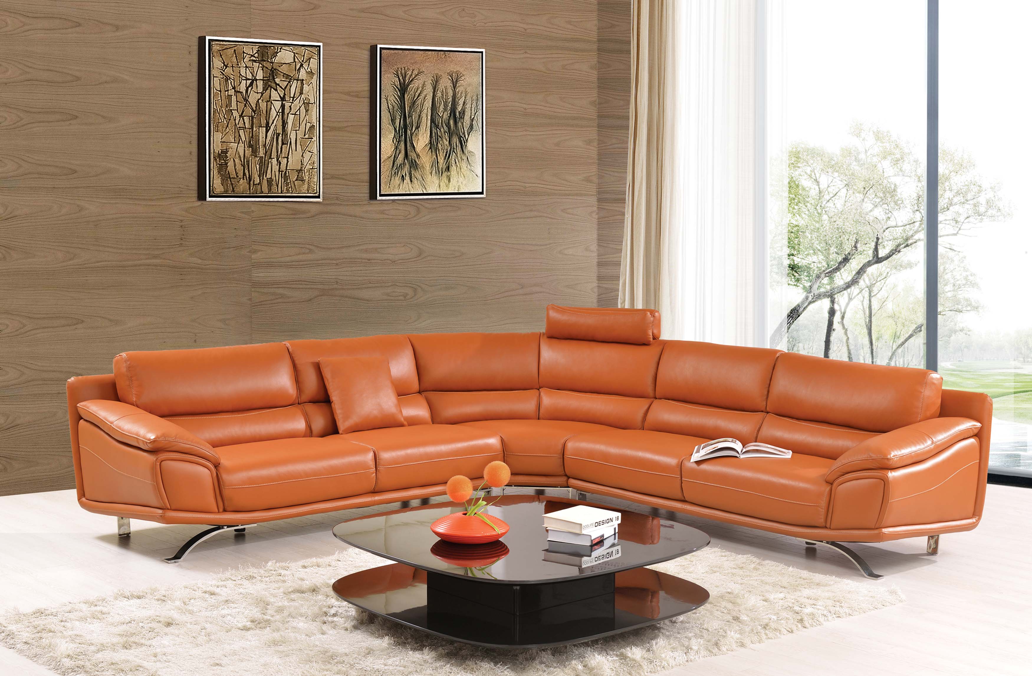 Living Room Furniture Reclining and Sliding Seats Sets 533 Sectional
