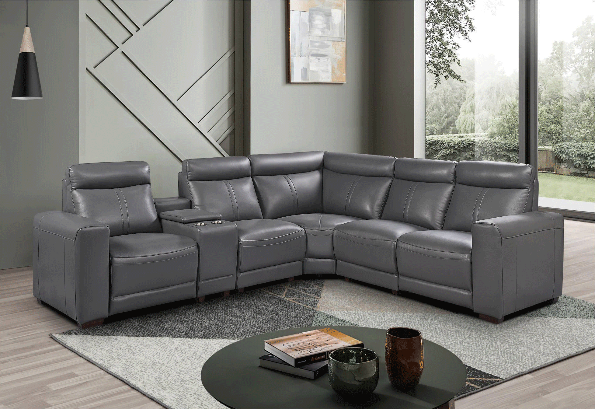 Brands WCH Modern Living Special Order 2777 Sectional w/ recliners