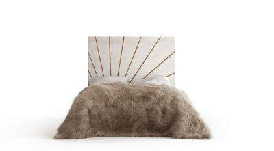 Oro White Queen Size Bed