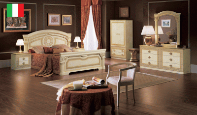 Aida Ivory Bedroom w/Gold, Camelgroup Italy