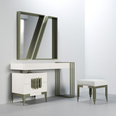 Dressers and Chests NB 01 Vanity Dresser, Mirror, Stool