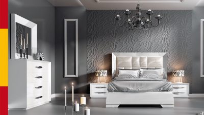 Carmen Bedroom White