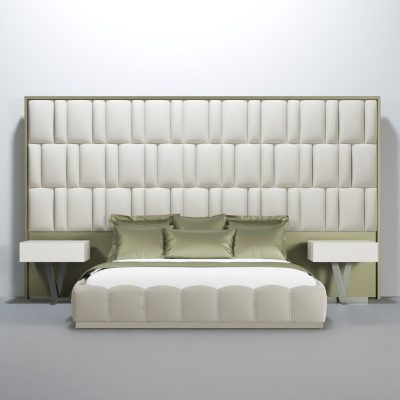Modern Bedrooms QS and KS DOR 164 KS BED, 2 x NIGHT STAND