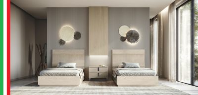 Kroma Sand Birch 48" Bedroom Set