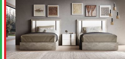 Bedroom Furniture Twin Size Kids Bedrooms Treviso 48" Bed with Frames