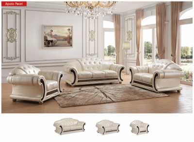 Clearance Living Room Apolo Pearl Sofa