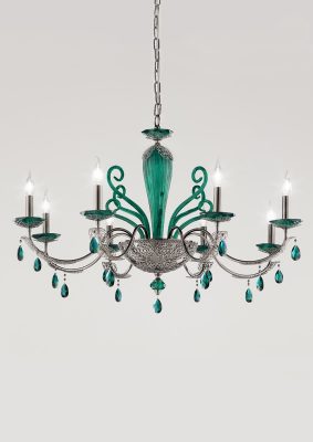 Brands Euroluce Macrame Collection Macramè L8 green