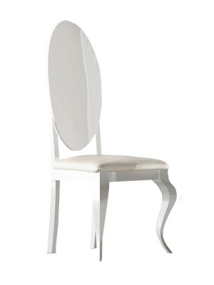 Carmen White side chair