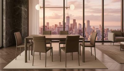 Aurora Taupe Dining set