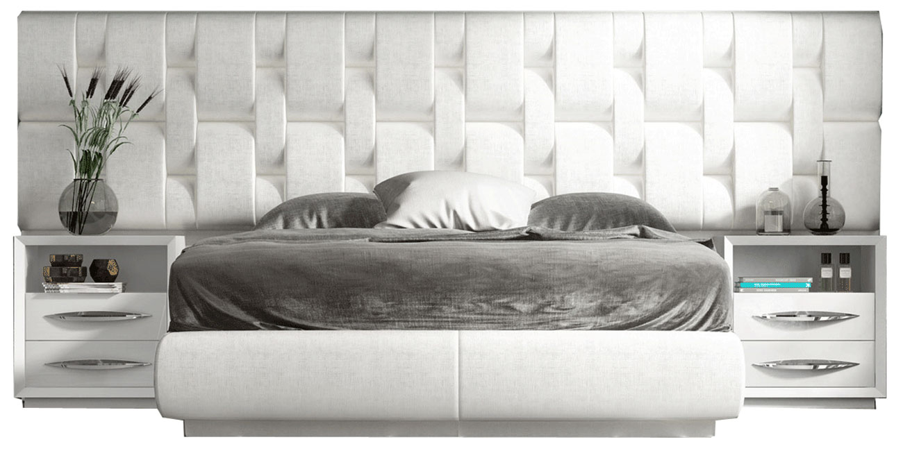 Bedroom Furniture Beds with storage Emporio White Bedroom