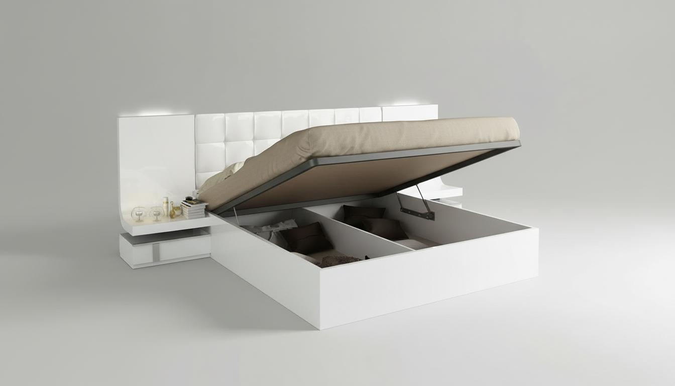 Bedroom Furniture Beds with storage Granada Storage QS bed