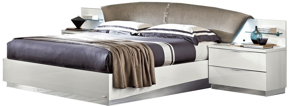 Brands Camel Gold Collection, Italy Onda DROP Bed KS WHITE