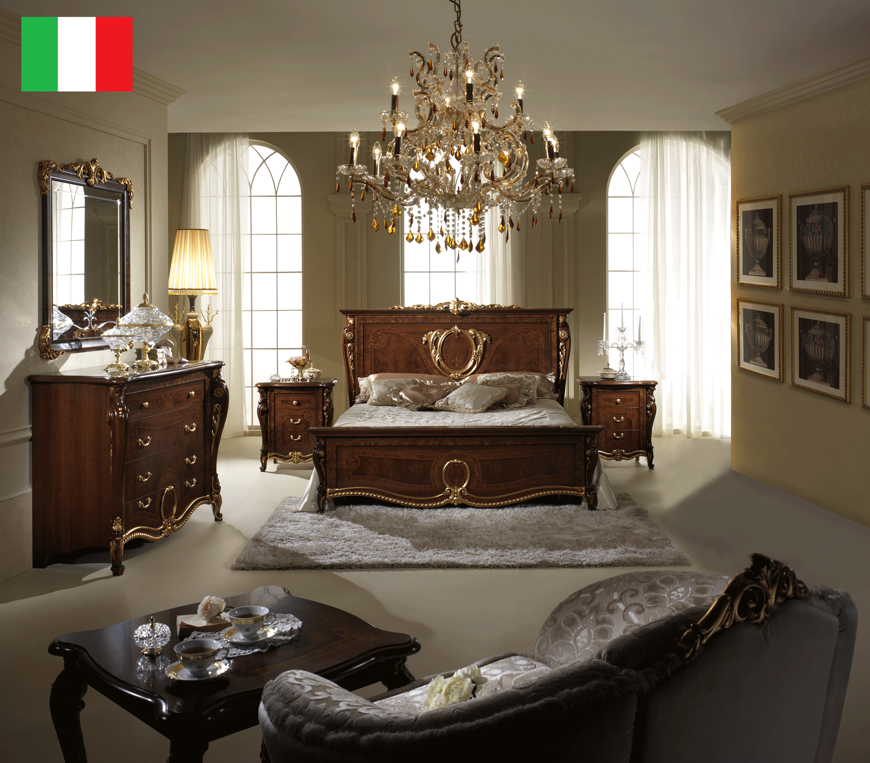 Brands Arredoclassic Bedroom, Italy Donatello Night Bedroom