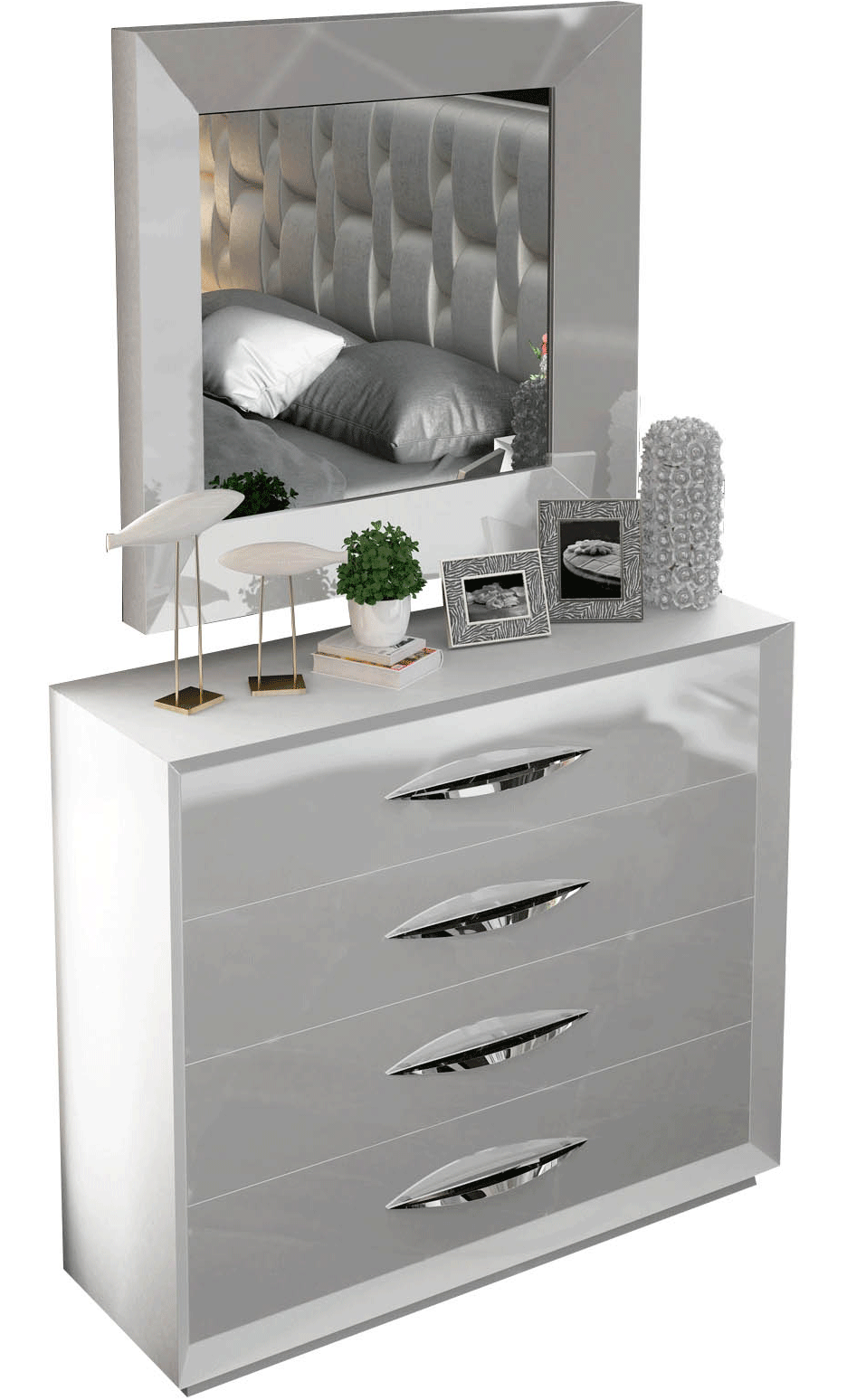 Brands Franco Furniture Bedrooms vol3, Spain Carmen Dresser/Chest/Mirror