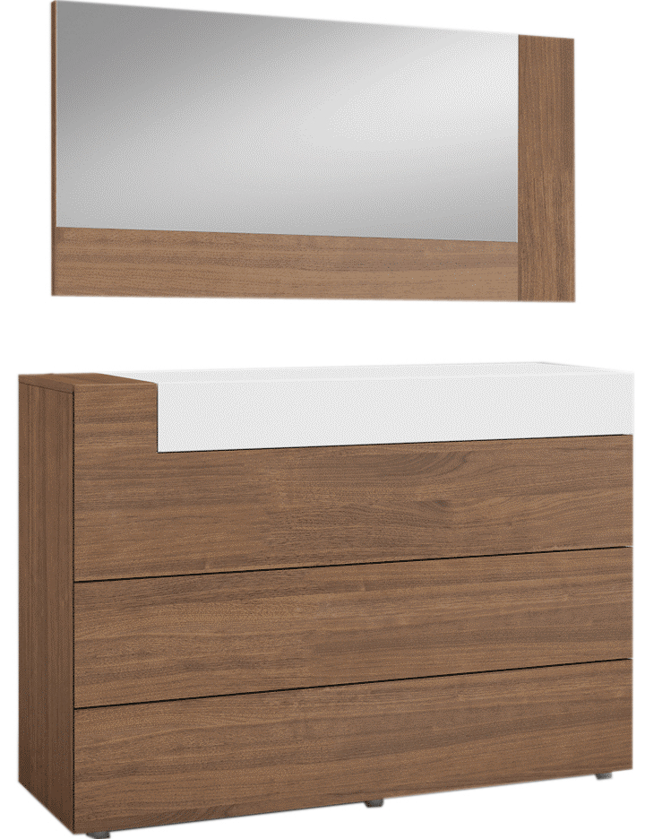 Clearance Bedroom Mar Dresser/Chest/Mirror