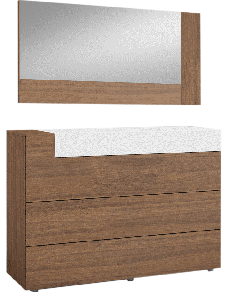 Bedroom Furniture Wardrobes Mar Dresser/Chest/Mirror