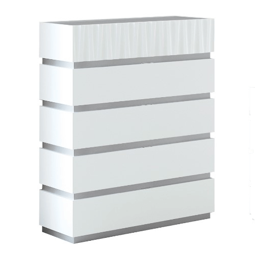 Clearance Bedroom Marina Chest WHITE