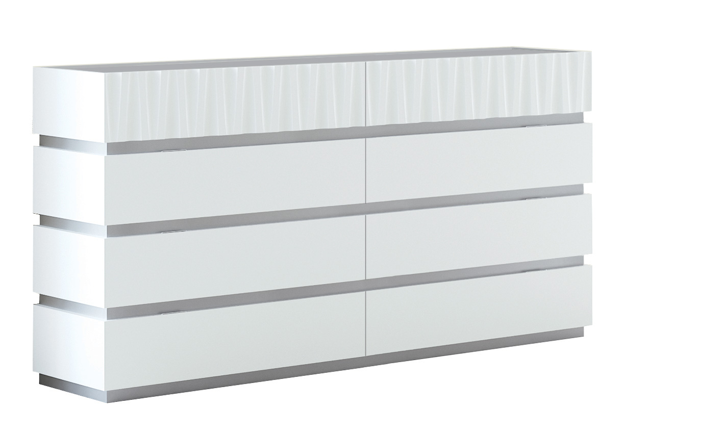 Bedroom Furniture Dressers and Chests Marina Double Dresser WHITE