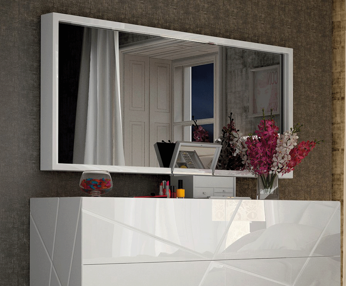Brands Franco Furniture Avanty Bedrooms, Spain Kiu mirror for double dresser/ 2Door buffet