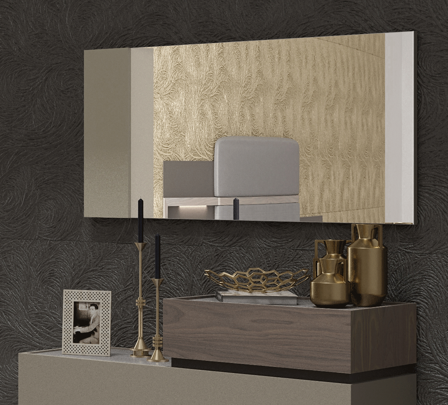 Wallunits Hallway Console tables and Mirrors Leo mirror