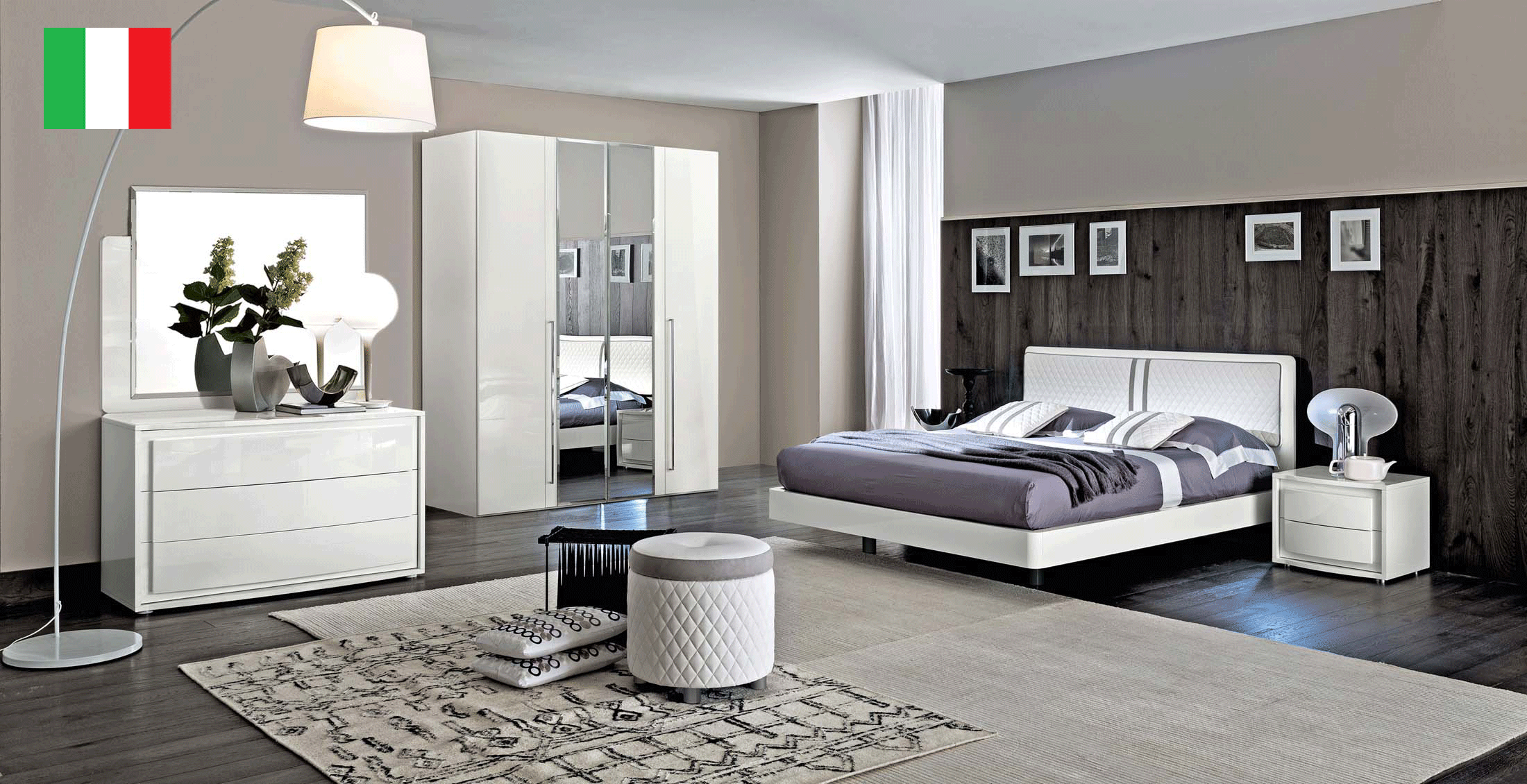 Bedroom Furniture Nightstands Dama Bianca Bedroom by CamelGroup Italy