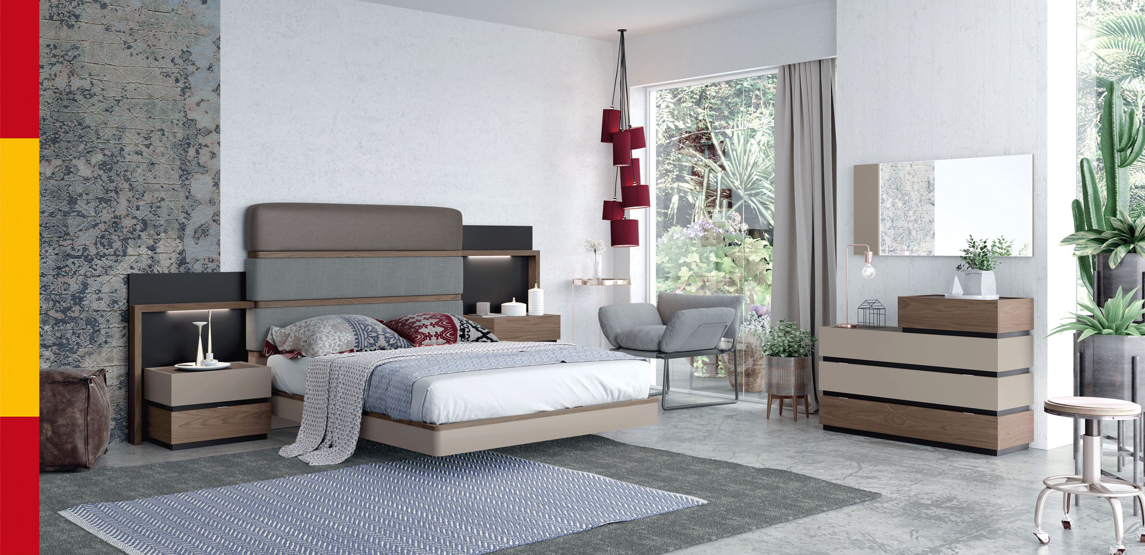 Bedroom Furniture Modern Bedrooms QS and KS Leo Bedroom