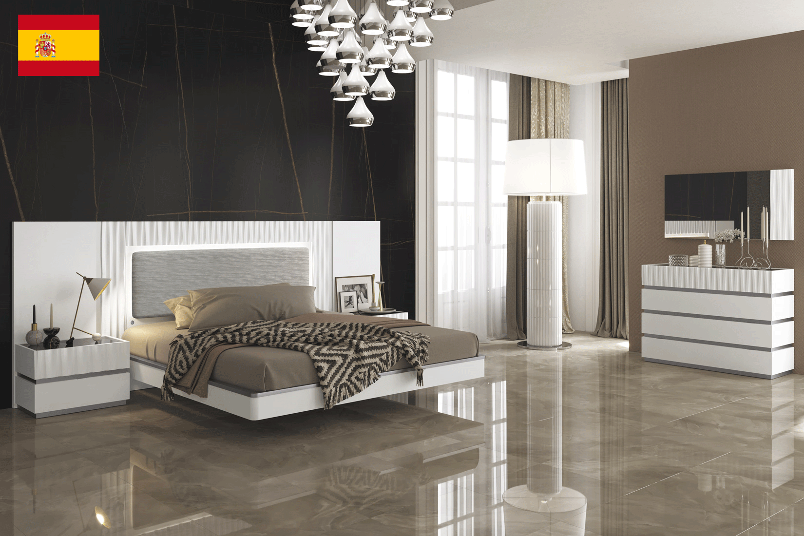 Brands Garcia Sabate, Modern Bedroom Spain Marina White Bedroom