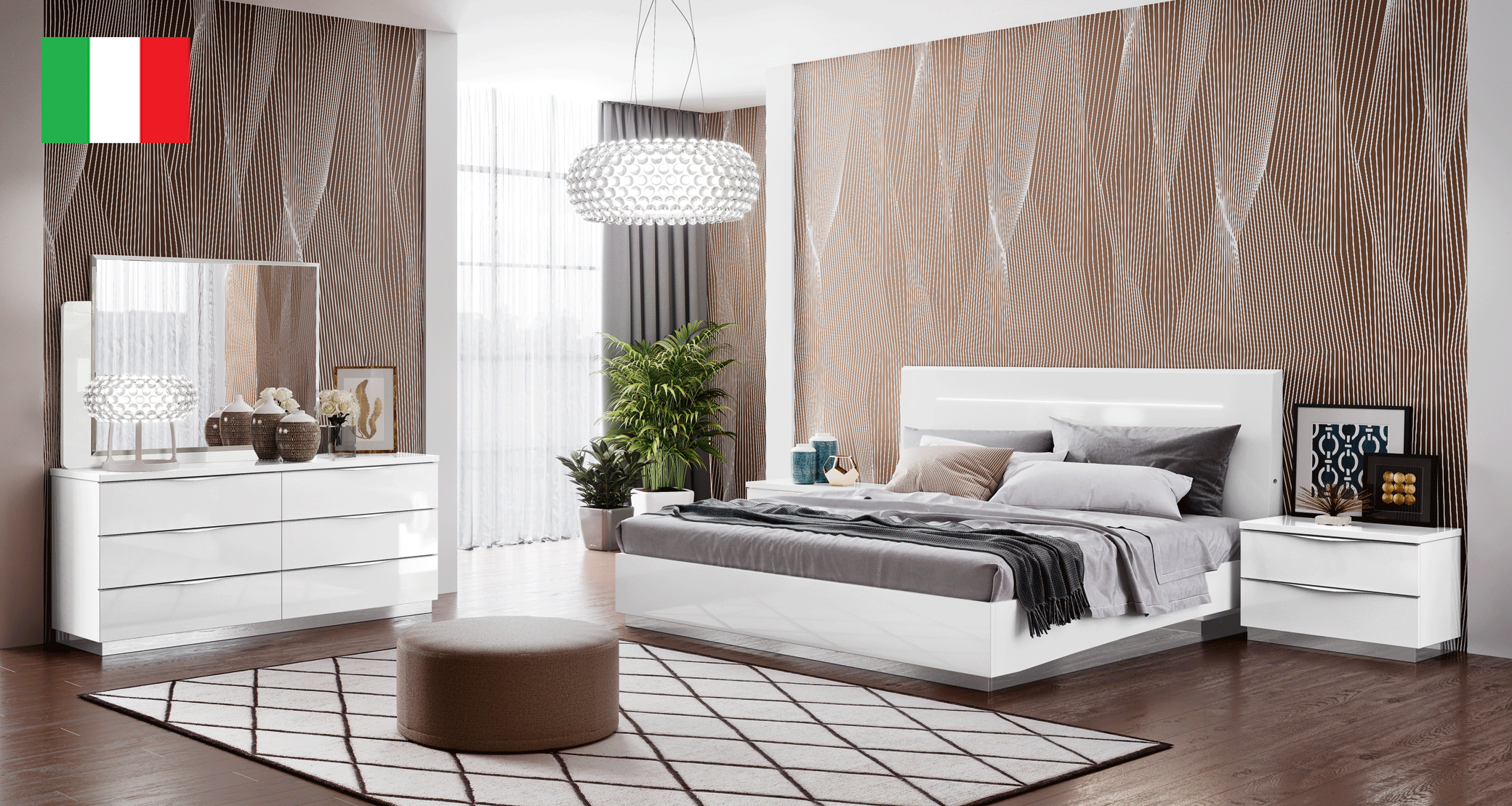 Bedroom Furniture Mirrors Onda LEGNO White Bedroom