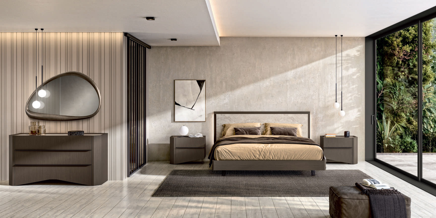 Bedroom Furniture Modern Bedrooms QS and KS Petra Bedroom