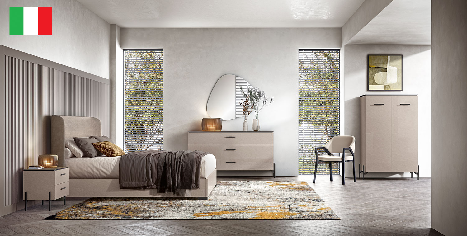 Bedroom Furniture Modern Bedrooms QS and KS Silvia Bedroom