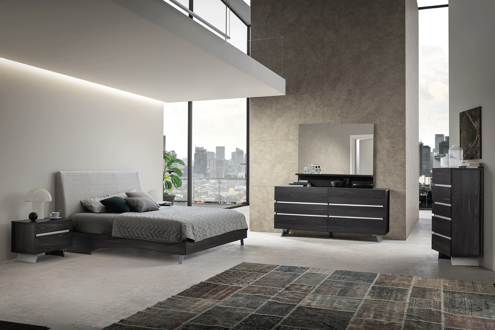 Bedroom Furniture Modern Bedrooms QS and KS New Star Bedroom Comp 1