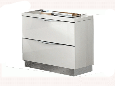 Brands Camel Gold Collection, Italy Onda White MINI Nightstand