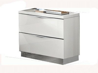 Clearance Bedroom Onda White MINI Nightstand