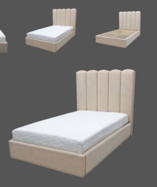 Bedroom Furniture Twin Size Kids Bedrooms Haifa 48" Bed