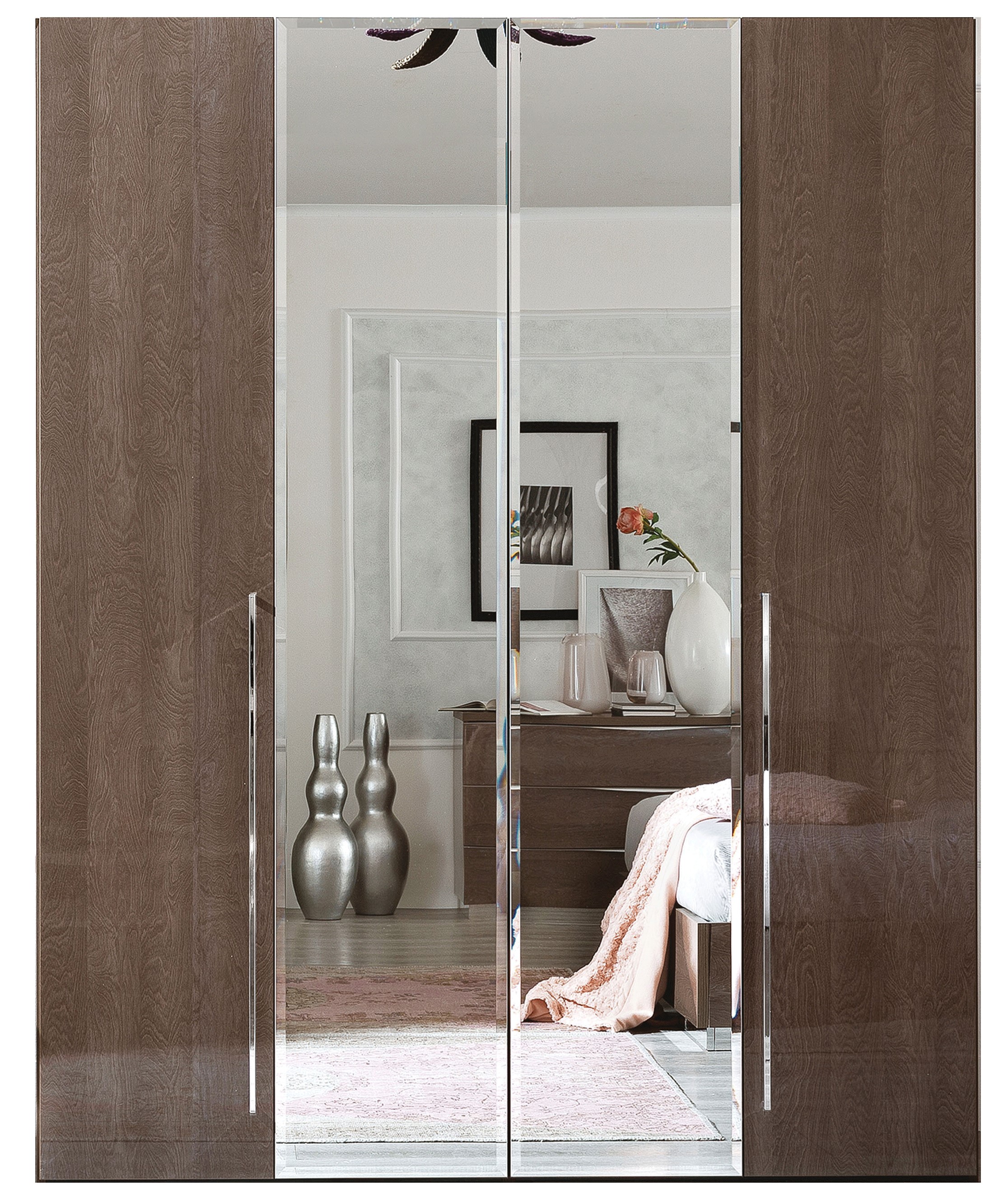 Brands Camel Modum Collection, Italy Platinum 4 Door Wardrobe