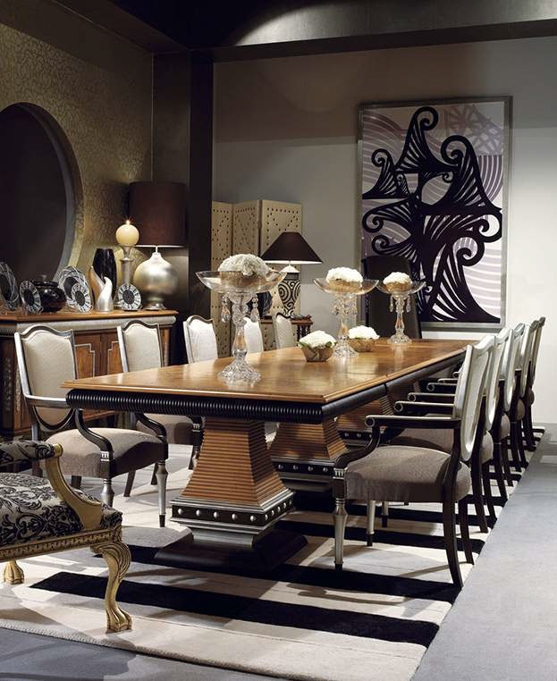 Brands Alexandra Heritage Timeless Luxury Deco Dining room Set- SOLD AS A SET