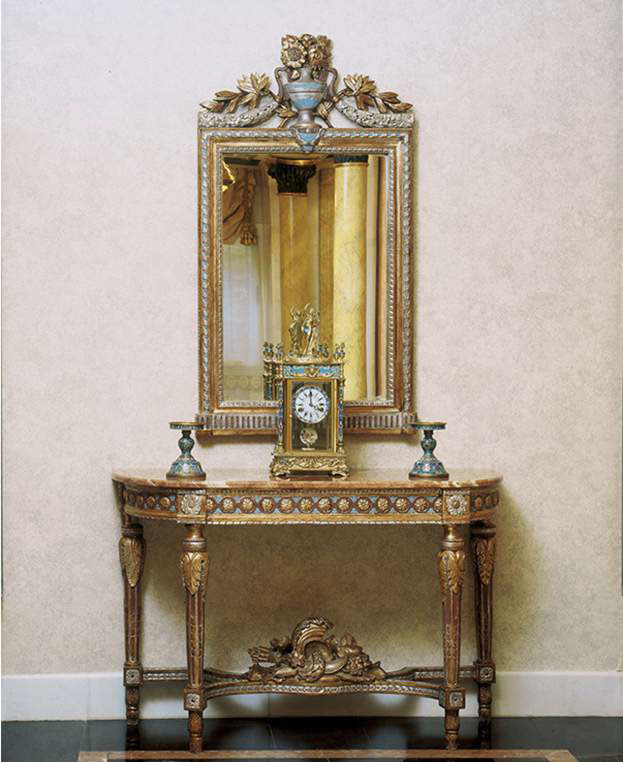 Wallunits Hallway Console tables and Mirrors Doris Entrance Console w/ mirror