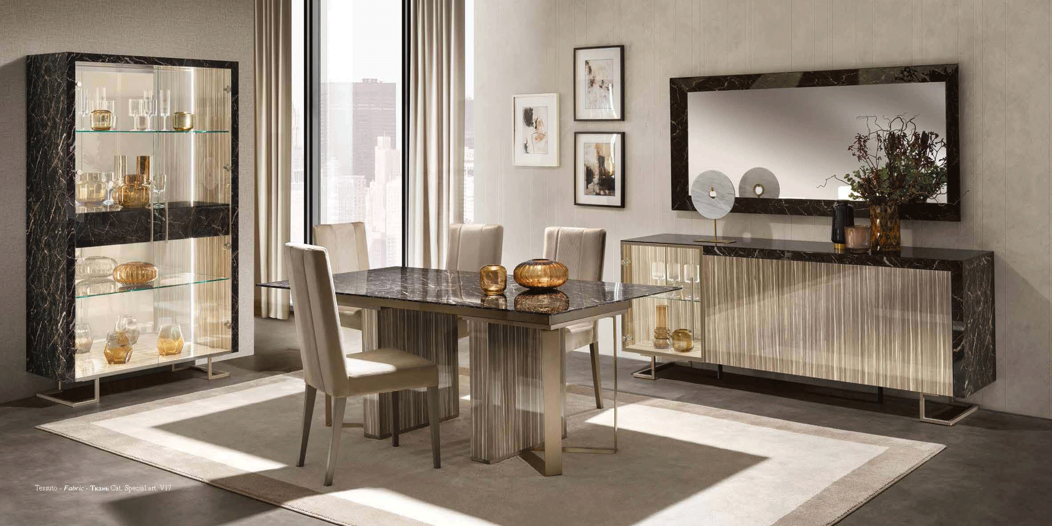 Brands Camel Gold Collection, Italy Luce Dark Dining Room
