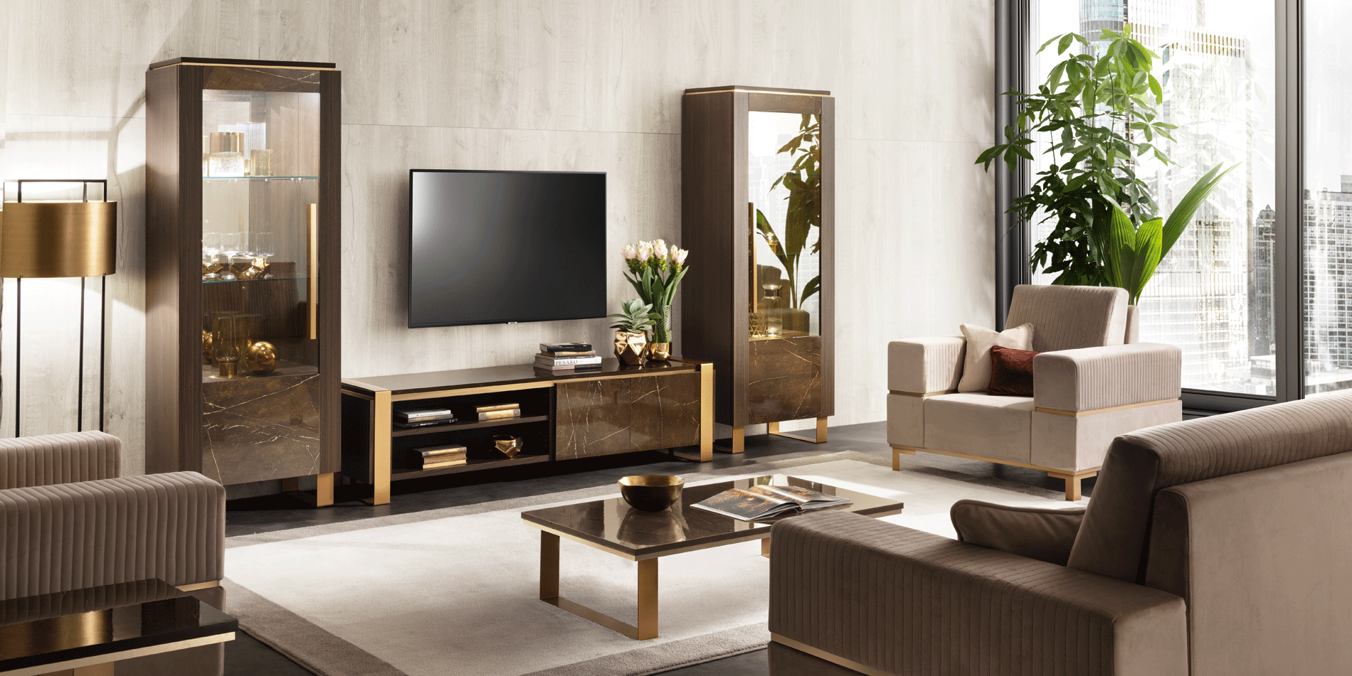 Brands Arredoclassic Living Room, Italy Essenza Entertainment Center