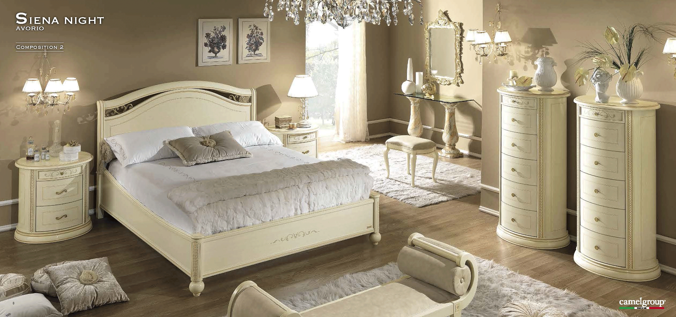 Clearance Bedroom Siena Night Ivory