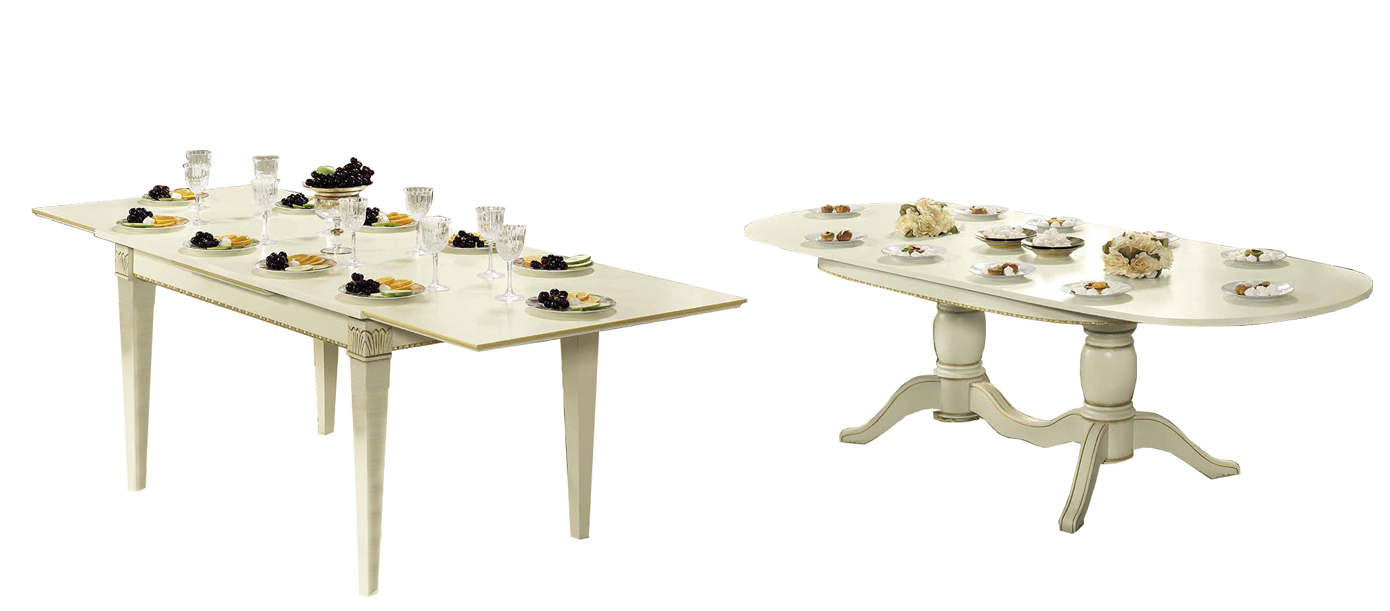 Brands Garcia Laurel & Hardy Tables Treviso White Ash Tables