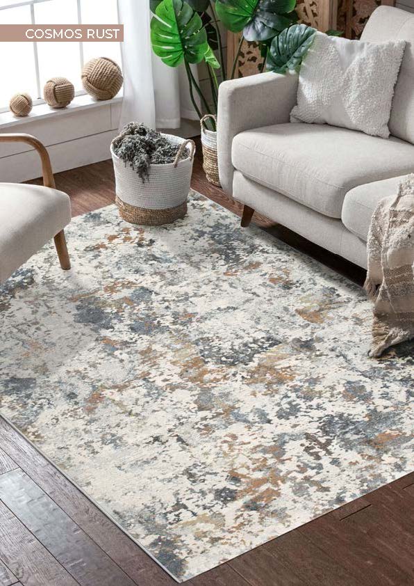 Brands Cut Cut Standard Collection 2024 Cosmos Rust Rug