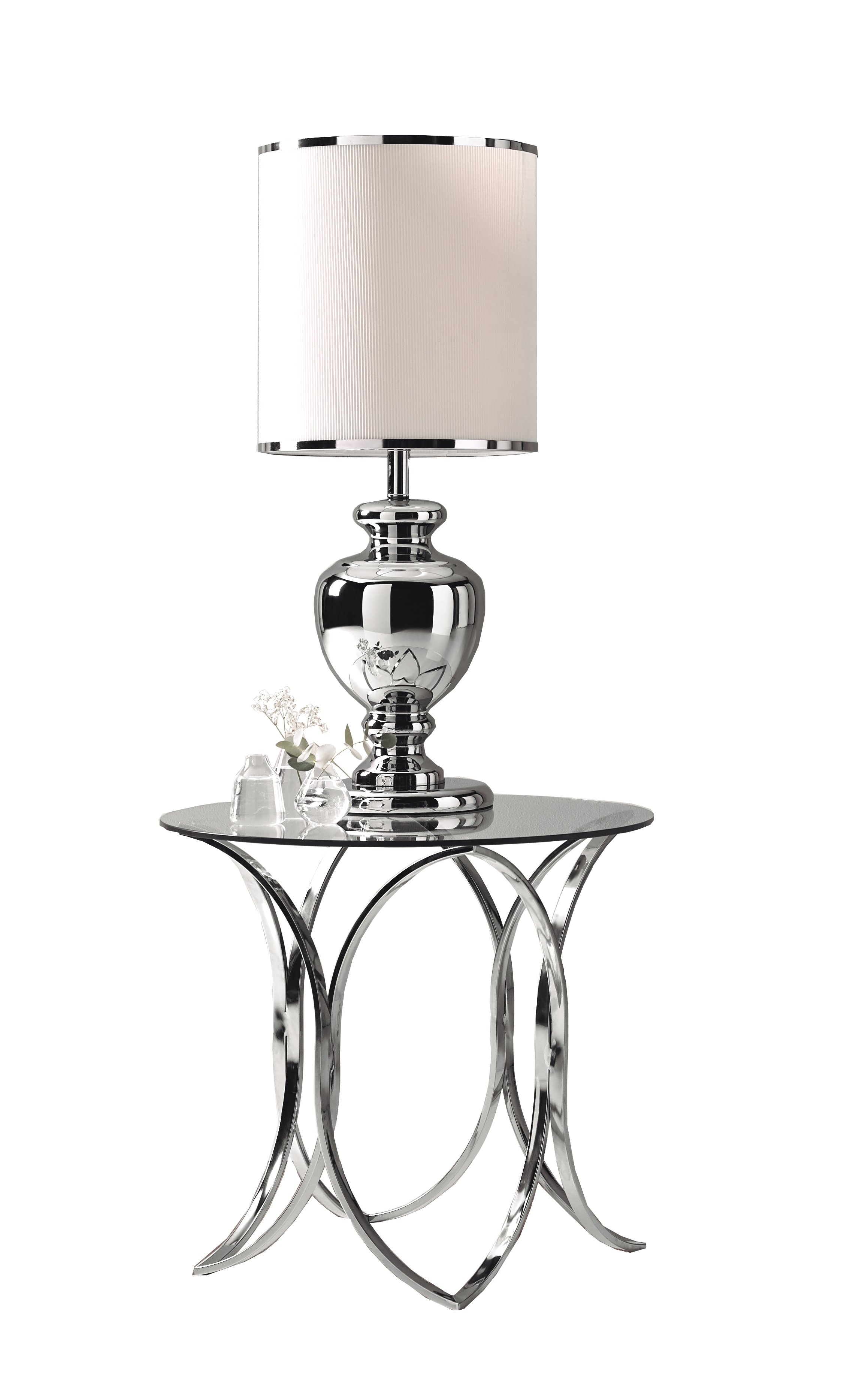 Brands SWH Classic Living Special Order CT-234 Coffee Table, LT-2294-C1W Table Lamp