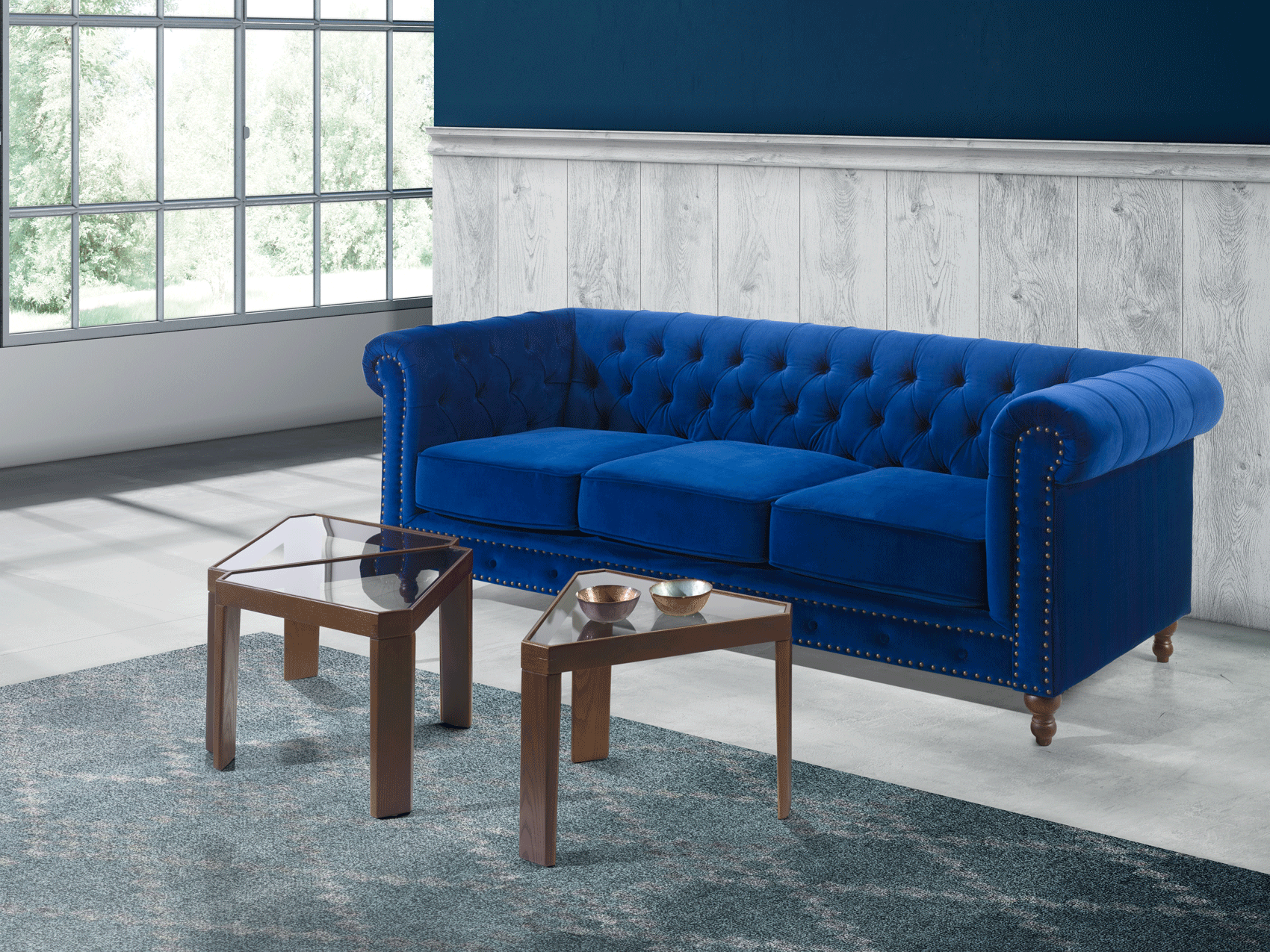 Brands Dupen Living, Coffee & End tables, Spain Chesterfield Sofa