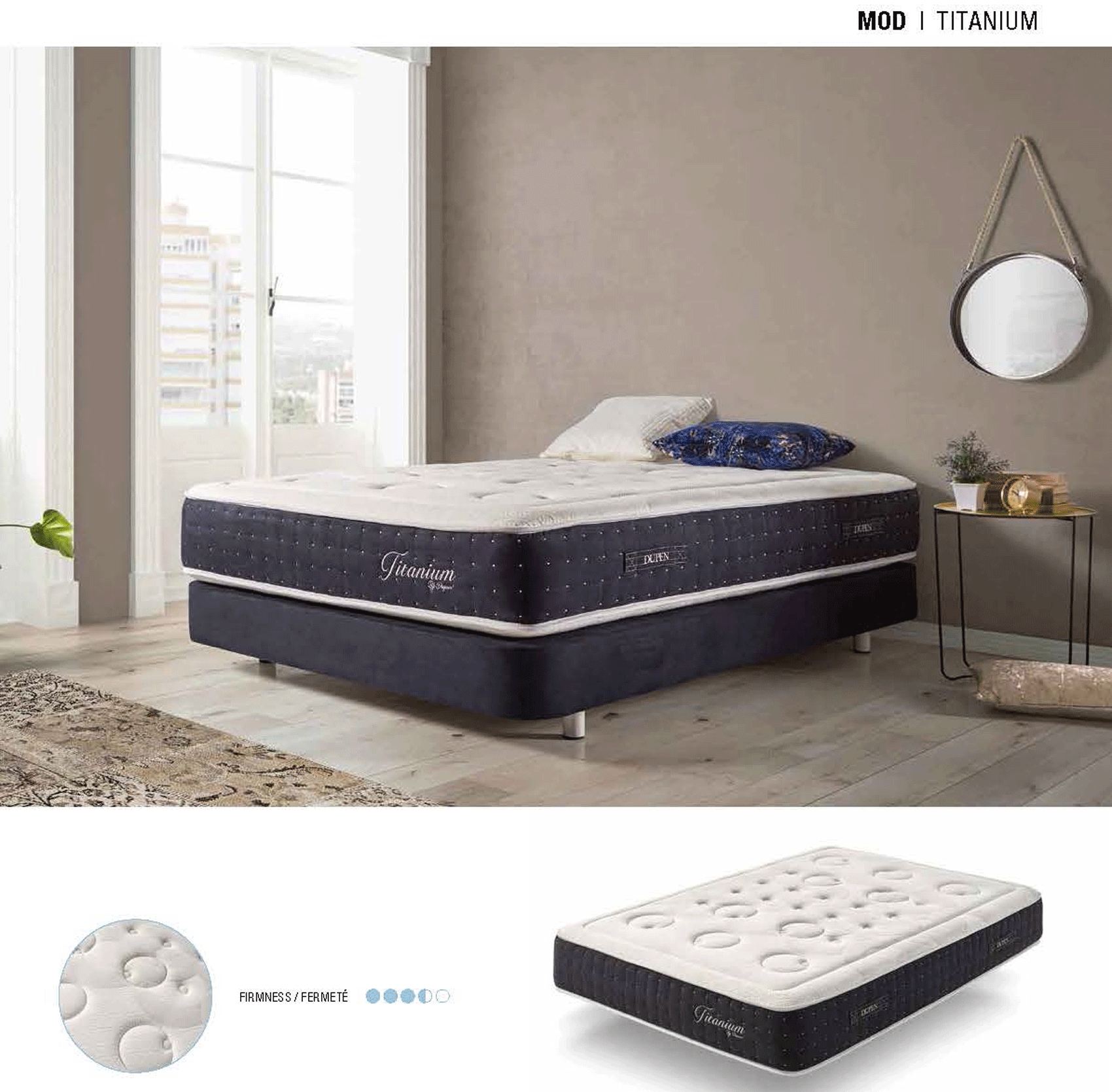 Bedroom Furniture Nightstands MATTRESSES TITANIUM