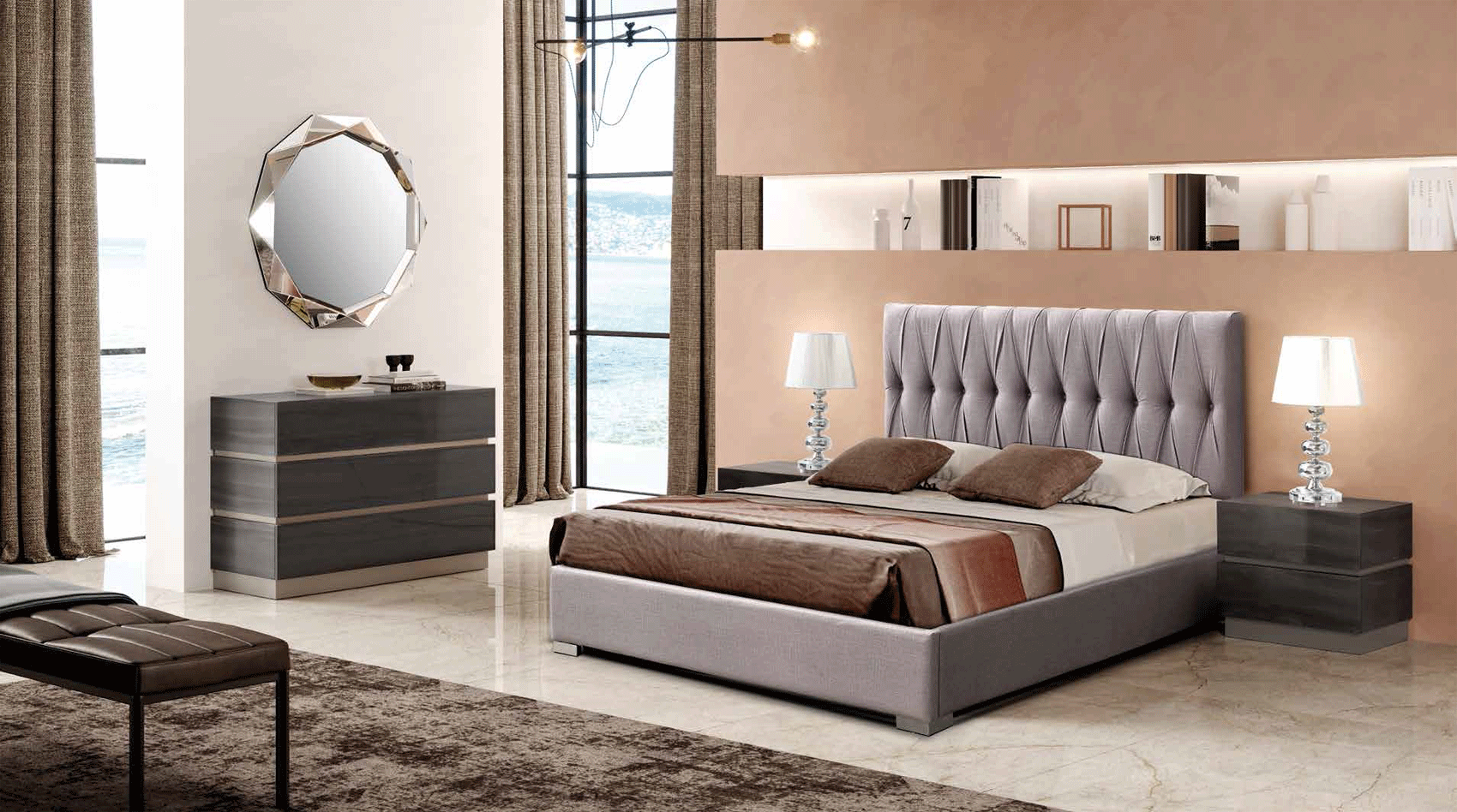 Bedroom Furniture Nightstands 401 Mulan, M-151, C-151, E-413, YP440-N