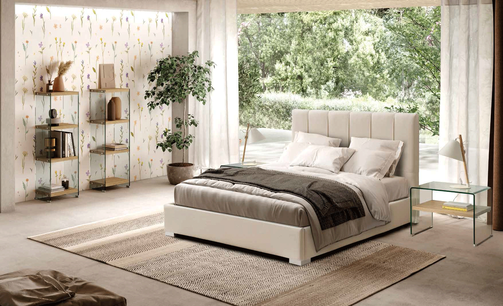 Bedroom Furniture Modern Bedrooms QS and KS 402 Indira, M-130 & SH-20